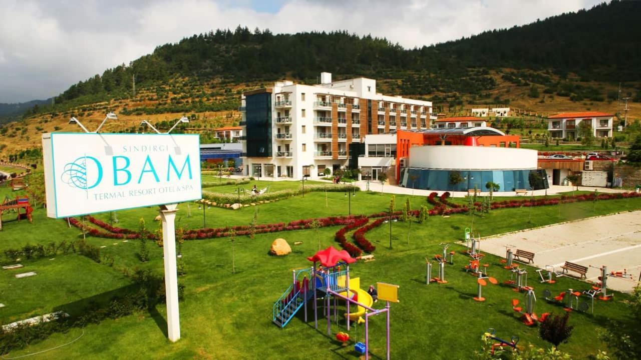 Obam Termal Resort Hotel Ve Spa Sindirgi Bagian luar foto